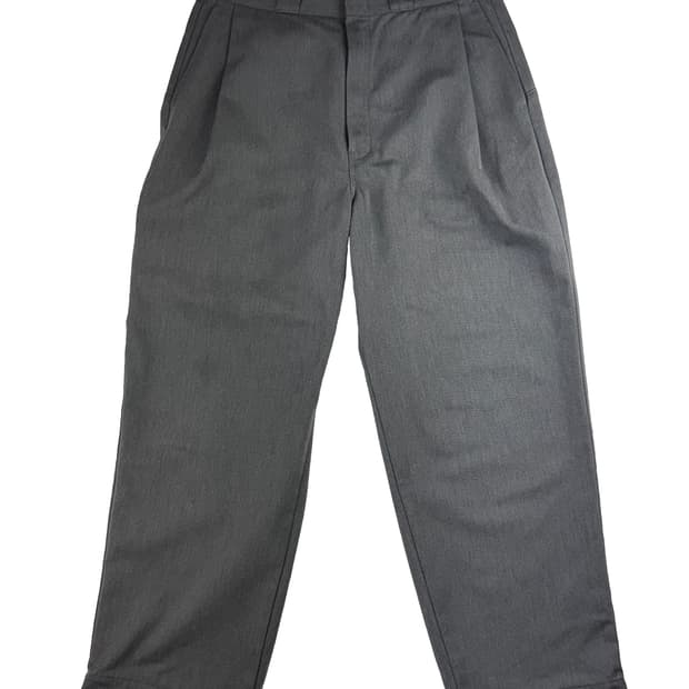 엔헐리우드 컴파일 × 디키즈 워크팬츠 와이드 핏 차콜 그레이