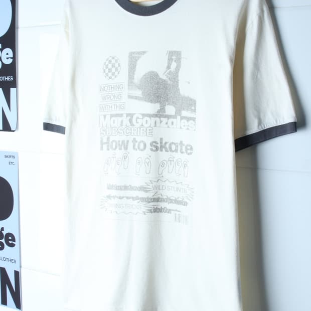 (L-2XL) 마크곤잘레스 반팔 티셔츠 빈티지프린팅 링거-H36549