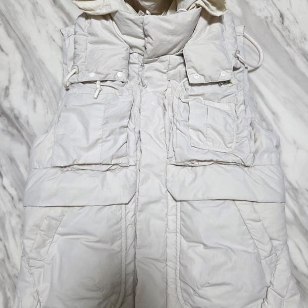 시스템옴므 멀티포켓 다운 조끼