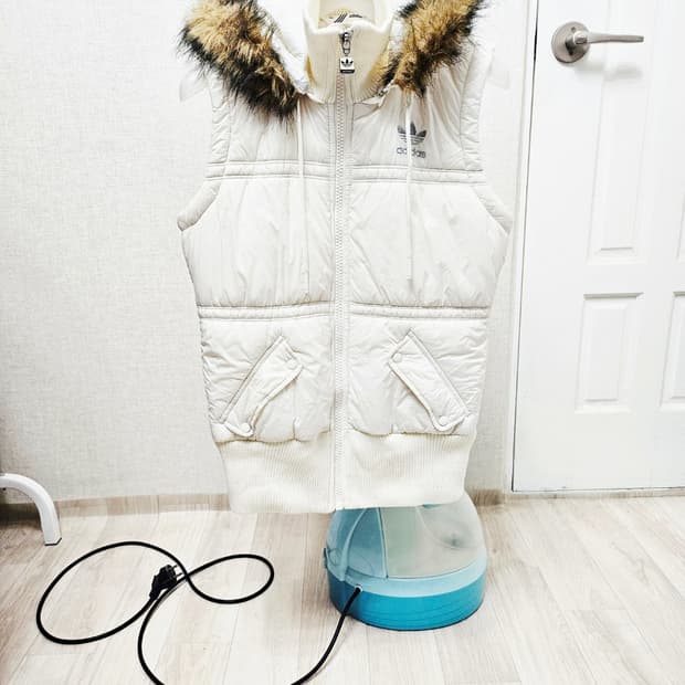 (85)XS ☆초대장급☆ 아디다스 파이어버드 [화이트실버] 패딩조끼