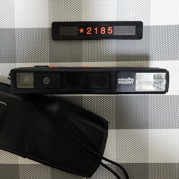 미놀타 포켓 오토팩 430 E 110미리 필름카메라 파우치포함