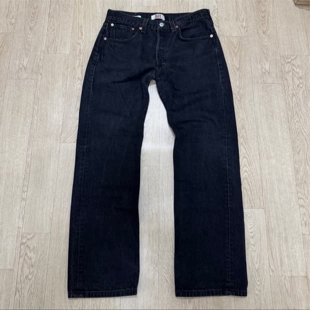 00s levis 501 흑청 데님 32