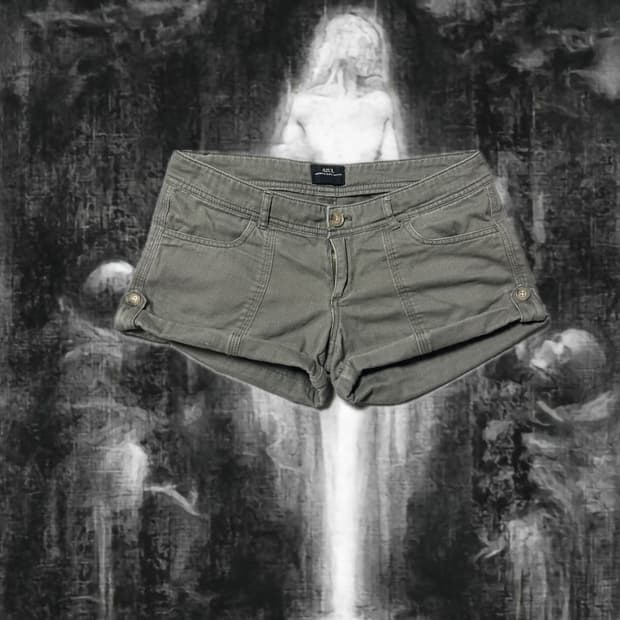 그런지 메시st 카키 반바지 숏츠