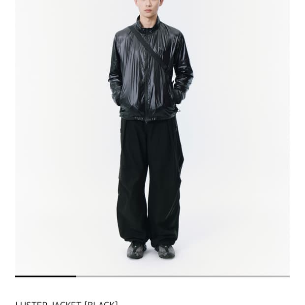 산산기어 luster jacket black 3size