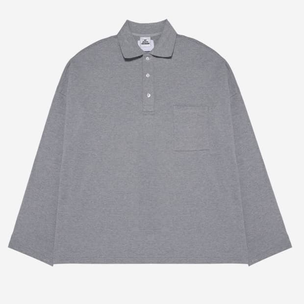 Kamien x MJD OVERSIZED POLO GRAY