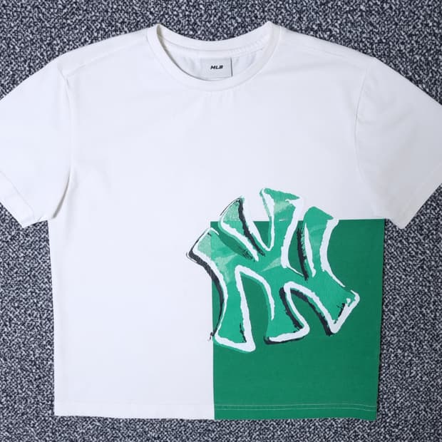 [무료배송][130]MLB 키즈 라운드 반팔티