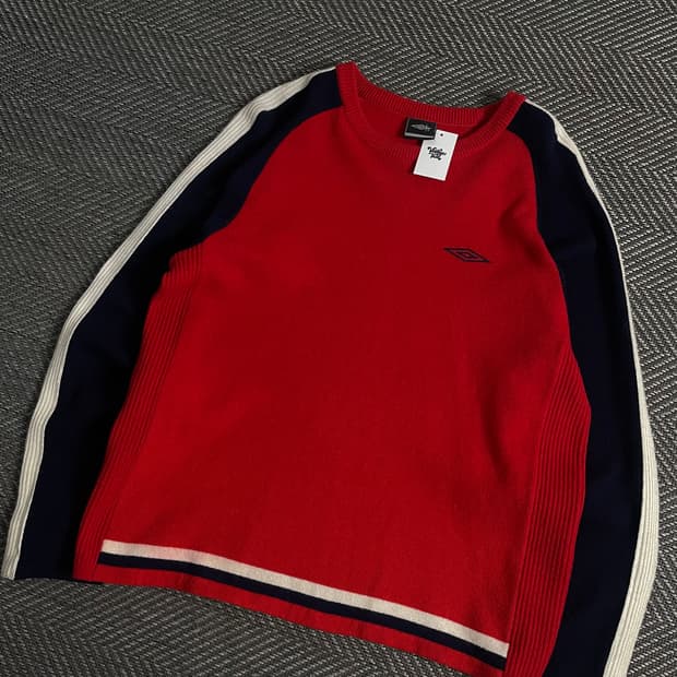 00s 엄브로 잉글랜드 국대 레트로 니트 y 3522