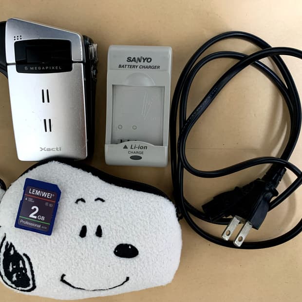 빈티지디카 산요 작티 sanyo xacti cg65