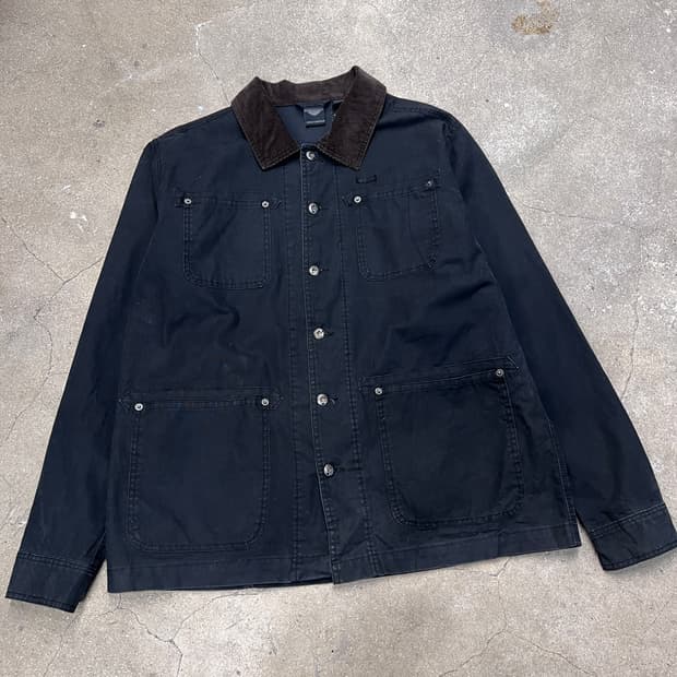 할리데이비슨 코듀로이 칼라 코튼 자켓