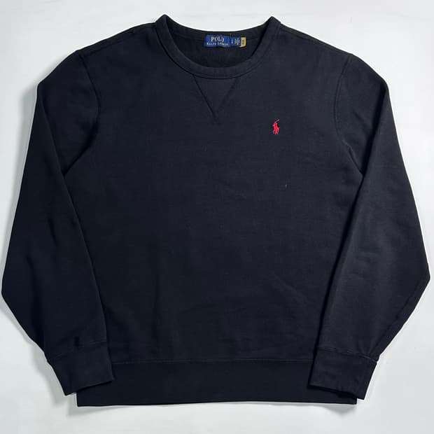  폴로 랄프로렌 블랙 맨투맨 