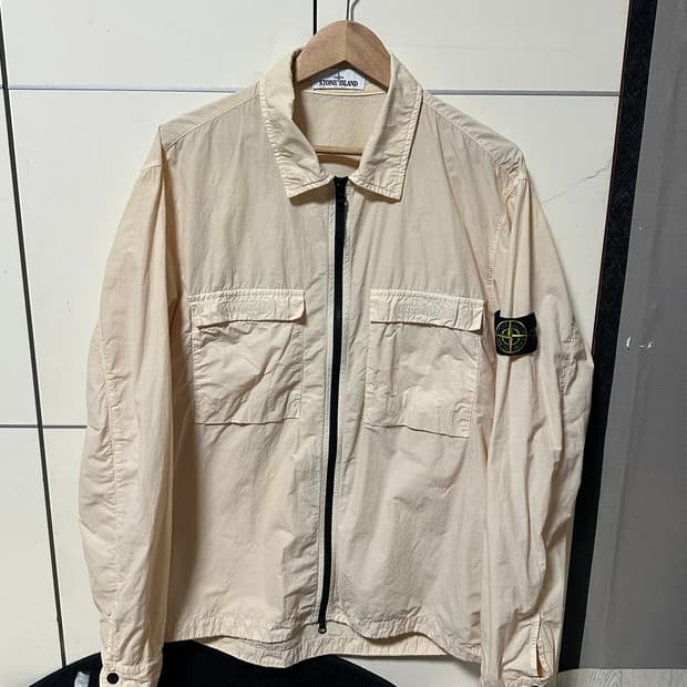 (정품) 스톤아일랜드 나슬란 나일론 오버 셔츠 자켓 XL