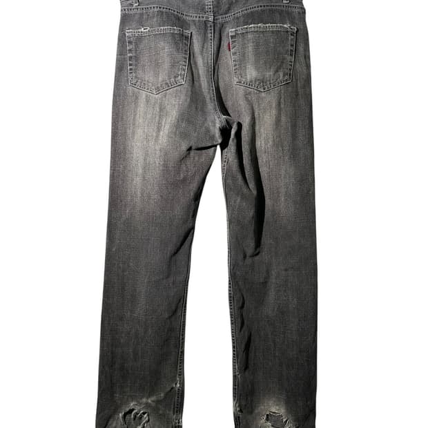 denim des free beat 데미지드 데님 팬츠