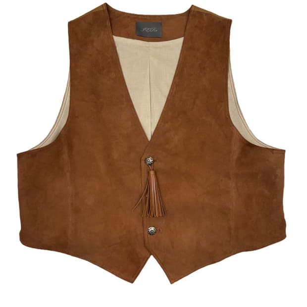 A Douvres Italian goat suede vest
