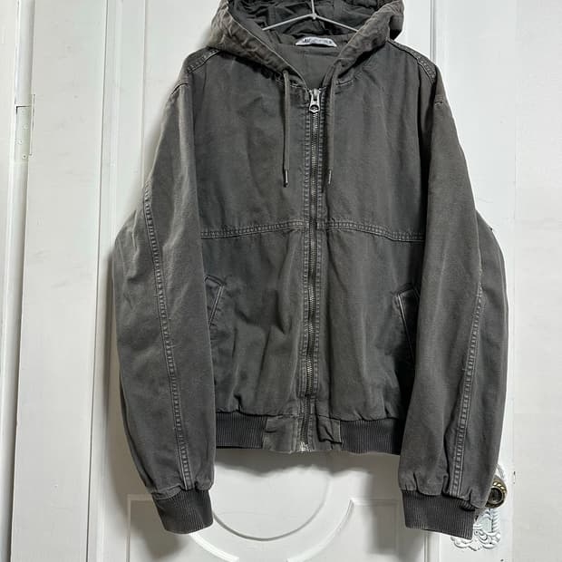 자라 워시드 후드자켓