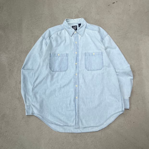 갭 워크 데님셔츠 s10431