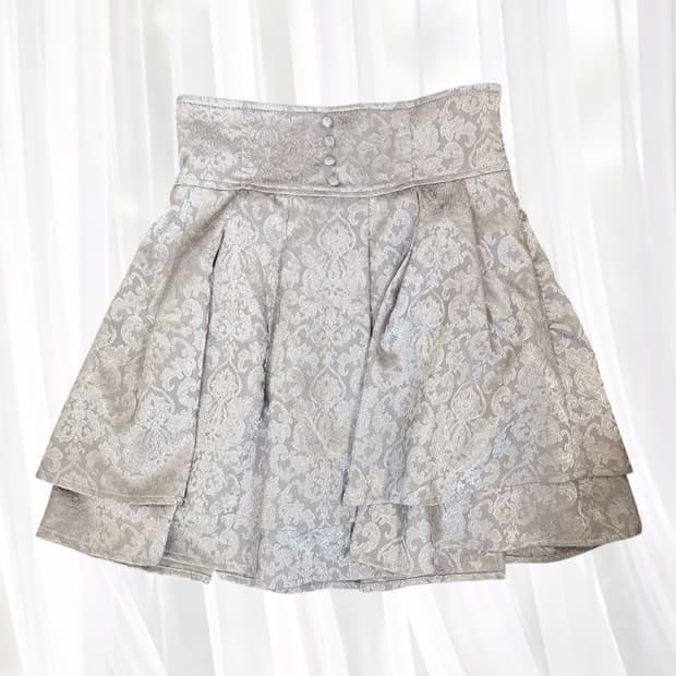 에블린 evelyn 더블 플레어 스커트 양산형 지뢰계 스나계