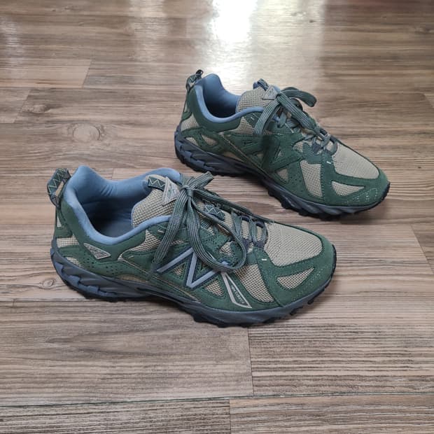 (235) 뉴발란스 ML610 다크 카모 그린 운동화 트래킹 신발