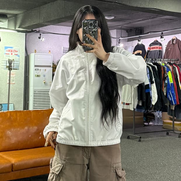 나이키 올드스쿨 테니스 로고 바람막이 자켓 B4702