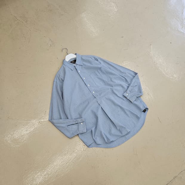 RRL DOUBLE RL 알알엘 더블알엘 풀오버 체크 셔츠 XL 착샷있음