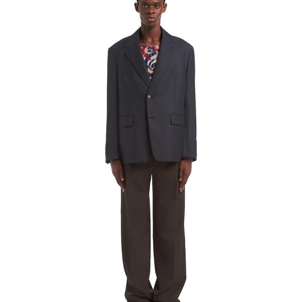 Prada Prince of Wales mohair jacket