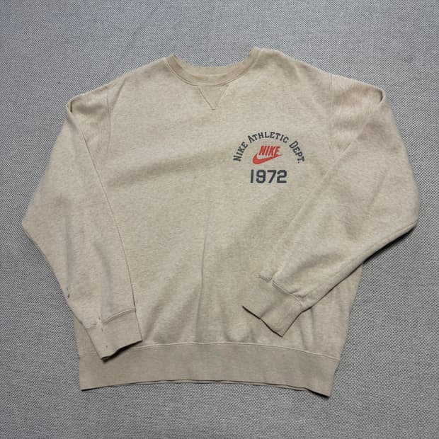나이키 1972 로고 기모 맨투맨