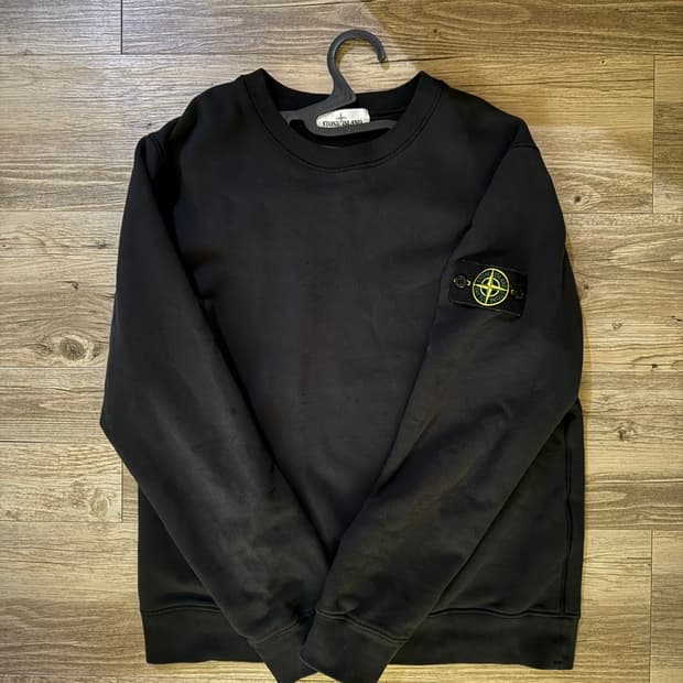 스톤아일랜드 맨투맨 블랙 L