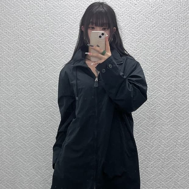 폴로 랄프로렌 모던시크 올드스쿨 후드 야상 페리 자켓 L C10414