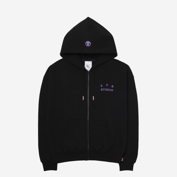 아이앱 스튜디오 쿠로미 집업 후드 블랙 2XL