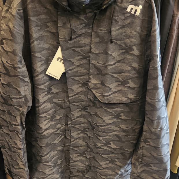 미스트랄 카모플라쥬 후드 롱자켓