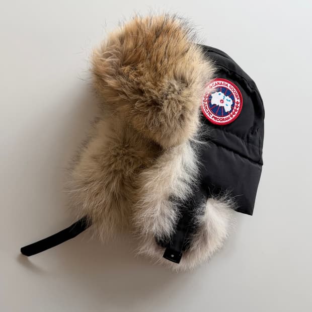 캐나다 구스 canada goose 에비에이터 털모자 s
