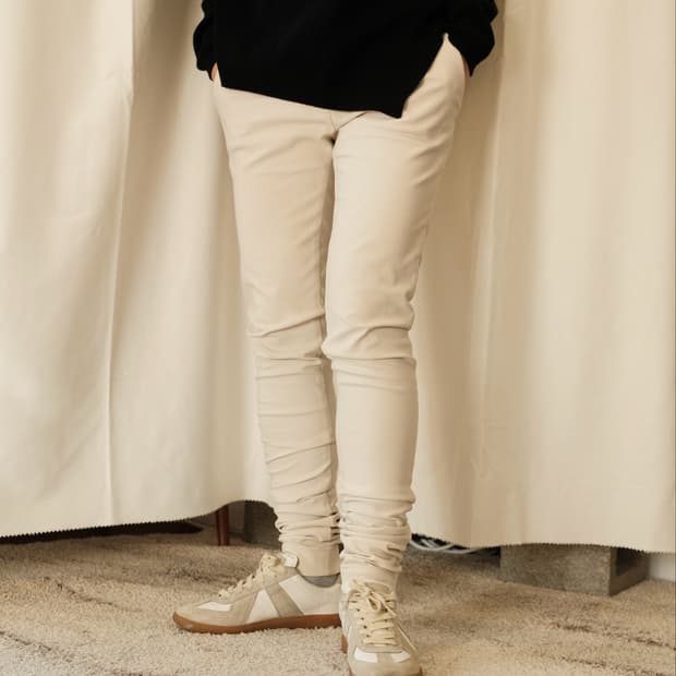 스텔라맥카트니 스키니 팬츠 크림