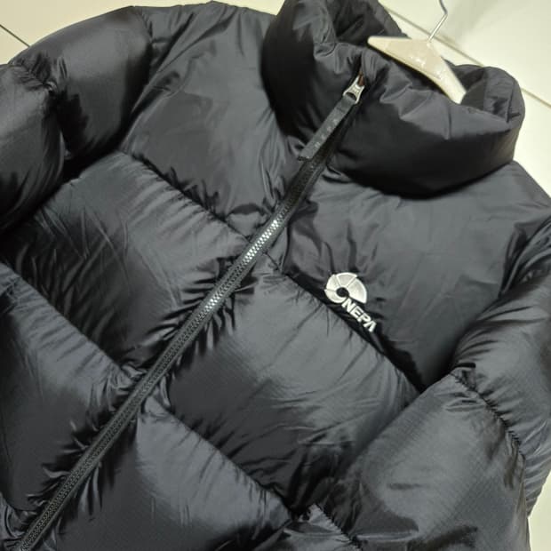 네파 남성 구스다운 블랙 패딩