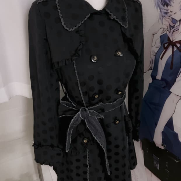 엑시즈팜 오네갸루 히메갸루 세실맥비 트랄라라 도트 레이스 코트 짜잔씨