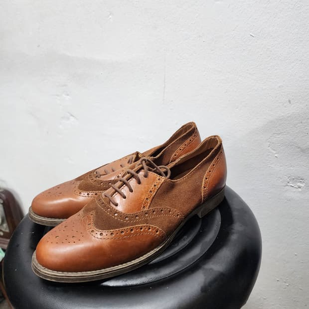 Stilmoda 리얼레더 윙팁 구두 (Italy made)