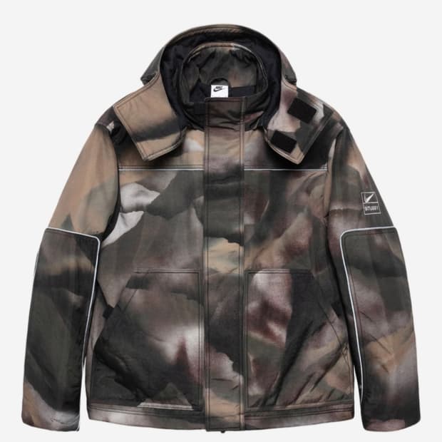 나이키 & 스투시 밀리터리 자켓 M