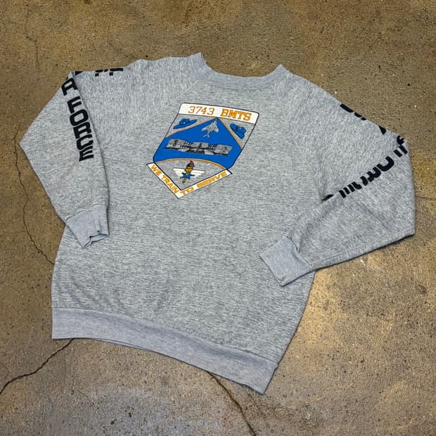 80s USA 미국 빈티지 밀리터리 US 에어포스 맨투맨