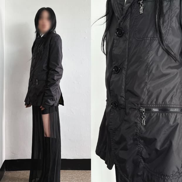 존갈리아노 11SS 나일론 블레이져 자켓