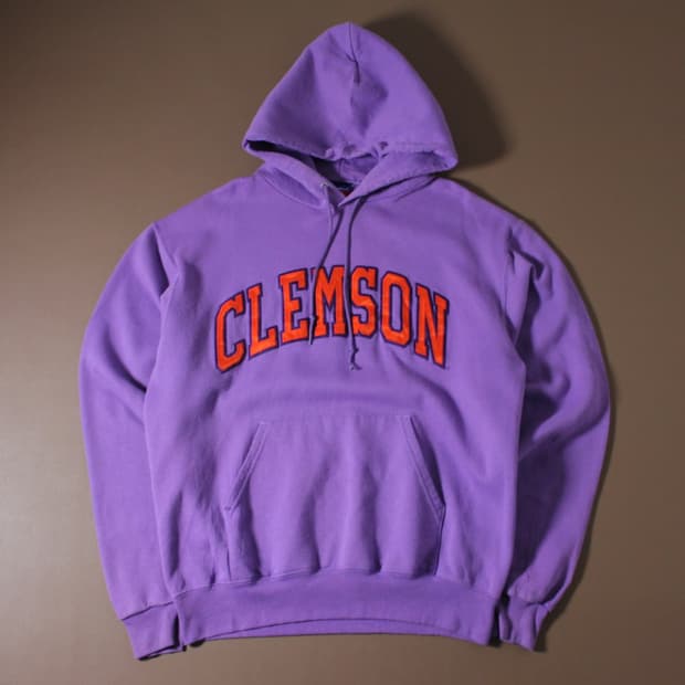 Champion 챔피온 기모 퍼플 후드티 