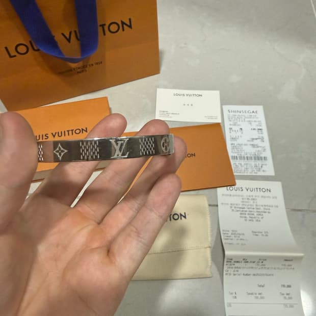 [당일출고,풀박스] 루이비통 다미에 뱅글 팔찌