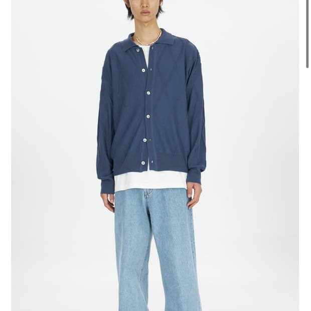 유스 아가일 가디건 m