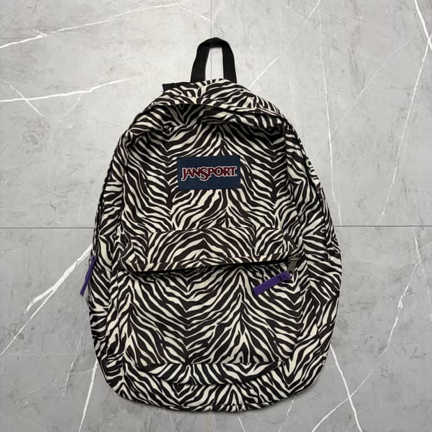 팔로워 특가 잔스포츠 대대장 지브라 얼룩무늬 백팩 가방 os