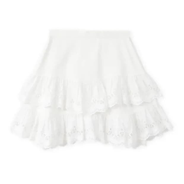 [리엘 RE_L] Cheese Mini Skirt (화이트 / S)
