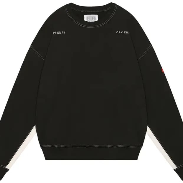 [XL] 카브엠트 솔리드 크루넥 #2 블랙 