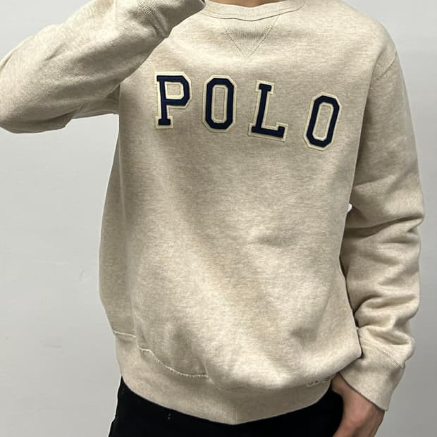 [L] 폴로 랄프로렌 신형 큐알 아치로고 스웻 셔츠 맨투맨