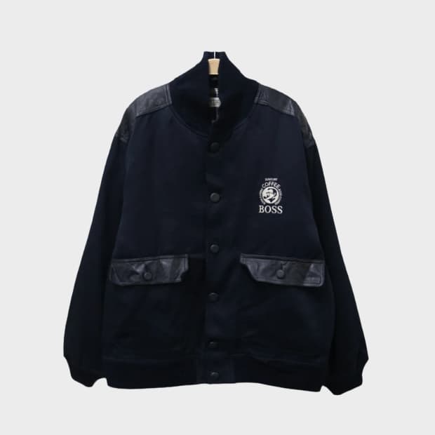 90'S 산토리 보스 카페 소가죽 자켓 63520