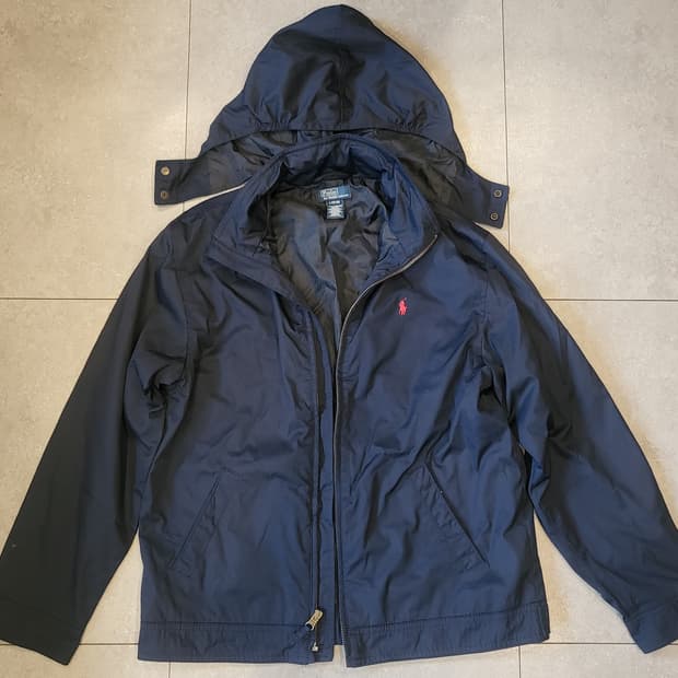 폴로 랄프로렌 키즈 네이비 바람막이 L