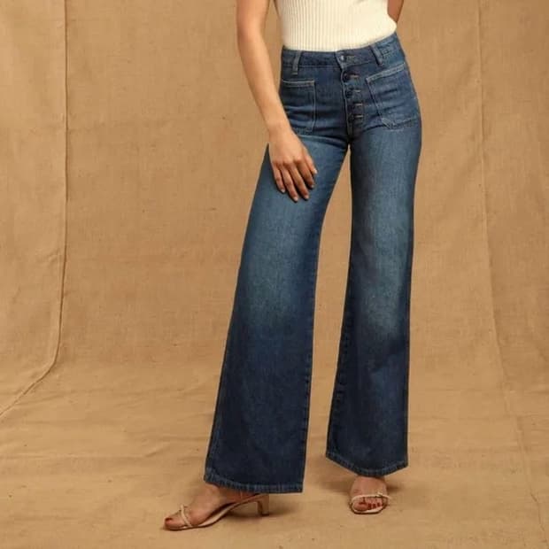 루즈 Rouje 22 패치 포켓 데님 팬츠 (25)