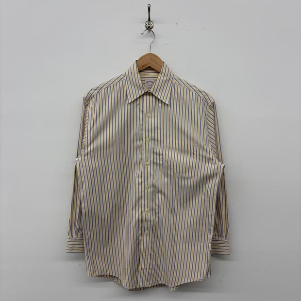 브룩스브라더스 스트라이프 셔츠 남성 L