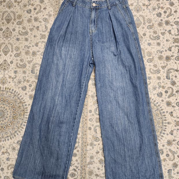 오디너리홀리데이 와이드 데님팬츠 (25-26)