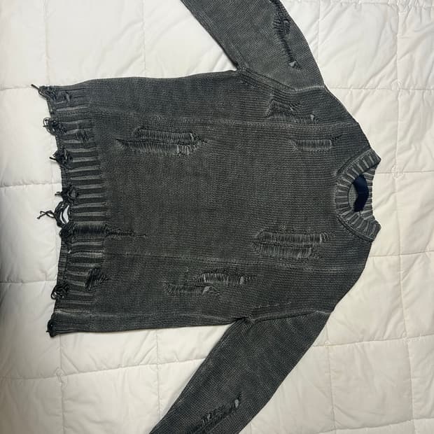 준지 데미지 니트 s사이즈